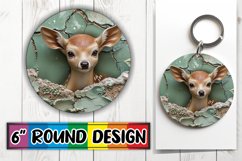 Cute 3D Critters Sublimation Art Product Image 1