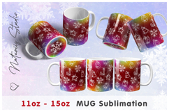 3 Bright Christmas Mug Designs - 11oz-15oz Bottom Mug. Product Image 5