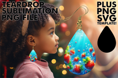 Sweet Teardrop Earrings Gift Ideas, 3D Fruits Product Image 1