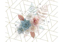 Whimsy Winter Florals Clipart PNG, Christmas Png Clipart Product Image 4