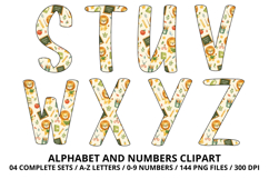 Back to School Alphabet png, letters doodle, school clipart Product Image 4