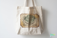 Retro Summer Quotes Labels Clipart Product Image 4