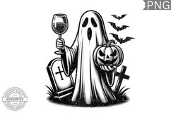 Halloween Ghost Sublimation Design - High-Quality 300 Dpi Product Image 1
