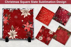Christmas Square Sublimation Slate Designs Product Image 1