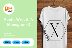 Poetic Wreath Monogram Logo Product Image 1