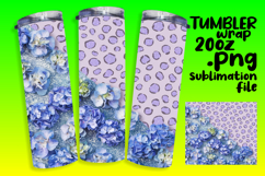 STUNNING 20oz PNG Tumbler Template , Leopard Print Product Image 1