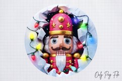 3D Pink Christmas Ornament Break clipart png Product Image 1