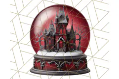 Gothic Christmas Clipart Dark Holiday PNG, Dark Christmas Product Image 4