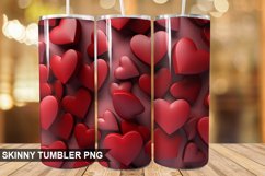 3D Valentine's Day Tumbler Design Product Image 1