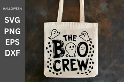The Boo Crew, Halloween SVG, Halloween Quote Product Image 1