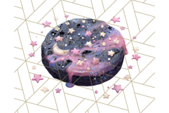 Halloween Cookie Clipart PNG, Spooky Sugar Treat Art Product Image 4