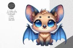 Halloween clipart, Bat clipart, Kids Halloween Product Image 1