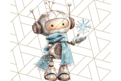 Robot Clipart, Soft Realistic Full Body Robot PNG Images Product Image 4