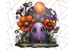 Enchanted Graveyard Halloween PNG Clipart Product Image 4