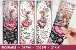 Rose Bloom Bookmark Sublimation Product Image 1