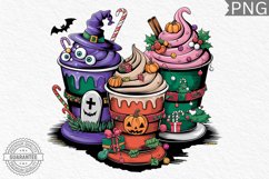 Hallothanksmas PNG, Hallothanksmas Coffee Sublimation Product Image 1