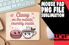 CHEERFUL DESK MAT FUN SUBLIMATION, Kawaii Food Product Image 1