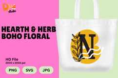 Hearth &amp; Herb Boho Floral Monogram Product Image 1