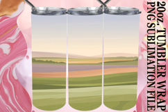 Magical Nights 20oz tumbler wrap, Spring Product Image 1