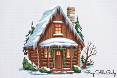 Rustic Christmas Sublimation Clipart PNG Product Image 1