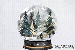 Gold and Black Christmas Clipart PNG Product Image 1
