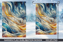 Garden Flag Sublimation| Christmas Garden Flag PNG Design Product Image 1