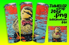 Colorful Animal Tumbler Wrap in Pop Art Style Product Image 1