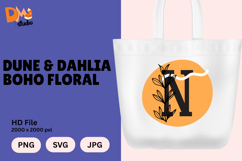 Dune &amp; Dahlia Boho Floral Monogram Product Image 1