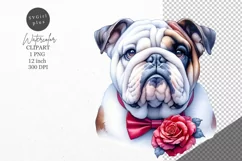 Dog clipart, Puppy dog, Bulldog Product Image 1
