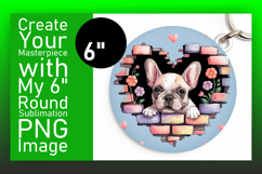 Gorgeous Circle Design for Sublimation , Cute Dog Product Image 1