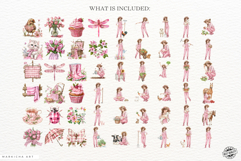 Coquette Spring Farm Girl Clipart Product Image 4