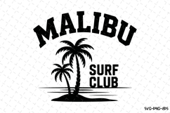 Malibu Surf Club svg | Summer Svg | Svg Cut Files Product Image 1