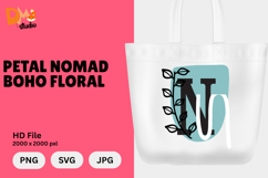 Petal Nomad Boho Floral Monogram Product Image 1