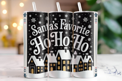 Santa&#039;s Favorite Ho Ho Ho Tumbler Wrap | Christmas Product Image 1