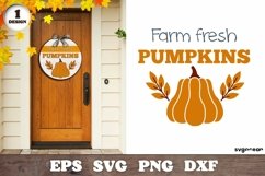 Autumn Round Signs | Svg Bundle | Door Hangers Product Image 11