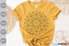 Mandala Flower SVG Design / Decoration SVG Cut Files Product Image 1