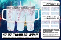 Twinkling Leopard Blossom Sublimation 40oz Product Image 1