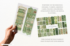 St Patrick Day Reading Brushstrokes Clipart Product Image 4