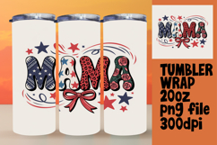 RADIANT PNG Tumbler Design 20oz , Mama Product Image 1