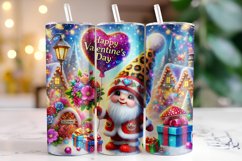 Happy Valentine's Day Tumbler Wrap Sublimation Product Image 1