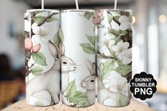 Easter Bunny Tumbler - Easter Day Tumbler PNG Design Product Image 1