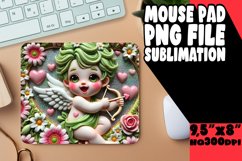 BLISSFUL MOUSE MAT PNG STYLE, 3D Cupid Product Image 1