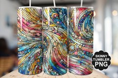Stained On Stained Glass Tumbler Warp - Tumbler Design Product Image 1