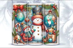 4 Christmas Seamless Tumbler Wrap 20 oz Product Image 4