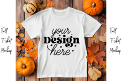 Fall t-shirt mockup, Fall mockup Product Image 1
