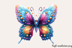 Gilter Butterfly Sublimation PNG Product Image 1