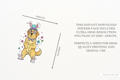 Easter Dogs Stickers Product Image 3