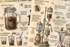 Summer Coffee Junk Journal Pages Product Image 4
