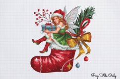 Christmas Fairies Clipart PNG Product Image 1
