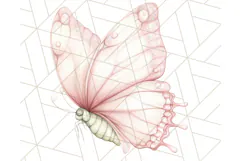 Pastel Fairies and Butterflies PNG, Spring Fantasy Clipart Product Image 4